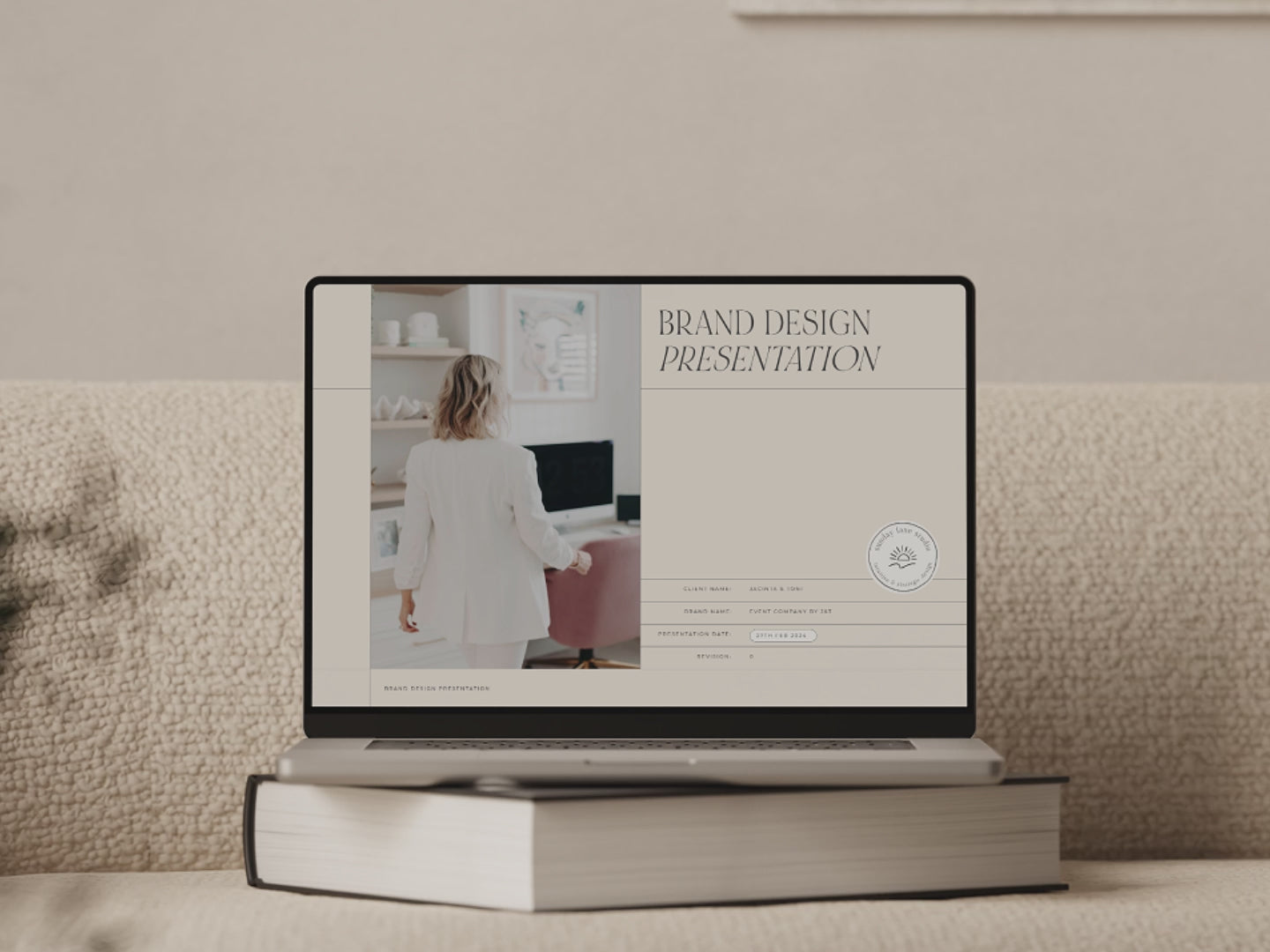 Branding Concept Presentation Template in Canva by Sunday Lane Studio - Branding Design Templates Guidelines and more for Brand Graphic & Website Designers - Twenty Two